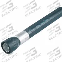 TRANSAIR Air Hose: 40 mm Hose Inside Dia., Black, 54 mm Hose Outside Dia. (MPN 1001E40 00 02). Key specifications — Hose Color: Black.