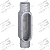 Conduit Outlet Body: Iron, 3/4 in Trade Size, C Body, 7 cu in Body Capacity, Threaded Hub (MPN C27). Key specifications — Finish: Powder Coated; For Use With: IMC; Brand: HUBBELL KILLARK; Hub Style: Threaded; Mfr. Series: Duraloy 7.