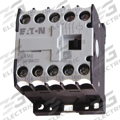EATON Miniature IEC Magnetic Contactor: Non-Reversing, 4 Poles, 4NO Contacts - Miniature, Non-Reversing IEC Contactors
