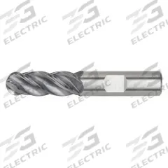 WIDIA HANITA Ball End Mill: Carbide, AlTiN Coated, 4 Flute, 1" Mill Dia, 1-1/2" LOC, 4" OAL (MPN 4V0025008XW)