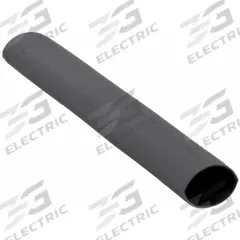 3M Heat Shrink Tubing: 1 in I.D. Before Shrinking, 0.32 in I.D. After Shrinking, 6 in Lg, 3:1, 10 PK (MPN EPS300-1-6"-BLACK-10-10 PC PKS). Key specifications — Color: Black; Brand: 3M.