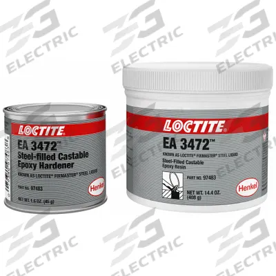 LOCTITE Steel Liquid: EA 3472, 1 lb Container Size, Jar - Metal Repair Fillers