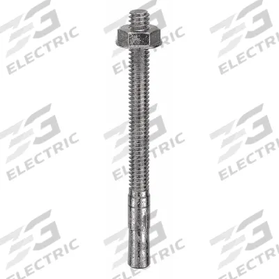 MKT FASTENING Wedge Anchor: 3 1/4 in Overall Lg, 1/4 in Dia, 1/4"-20 Thread Size, Plain - 316 Stainless Steel Wedge Anchors
