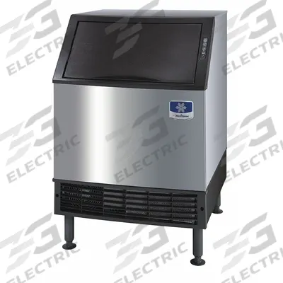 MANITOWOC Ice Machine: Dice, 197 lb Ice per Day, Water Cooled, 38 1/2 in Ht, 26 in Wd - Undercounter Ice Machines