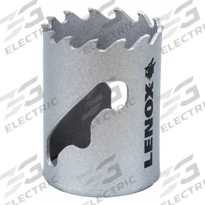 LENOX Hole Saw: 1 1/2 in Saw Dia., 3 Teeth per Inch, 1 7/8 in Max. Cutting Dp - Multi-Material-Cutting Hole Saws without Arbor