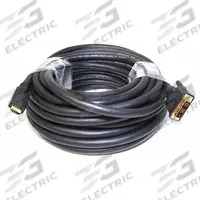 MONOPRICE HDMI Adapter Cable: 50 ft Overall Lg, PVC, Black, Shielded, Commercial, 0.47 in Cable Dia (MPN 2810). Key specifications — Fire Rating: Commercial; Manufacturer Part Number: 2810; Brand: MONOPRICE; Features: 1080p Resolution; For Use With: Audio-Visual Equipment; Jacket Material: PVC; End 1 Connection Type: HDMI Male.
