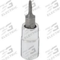 WESTWARD Socket Bit: 1/4 in Drive Size, T8 Tip Size, 1 1/2 in Overall Lg, Fixed Insert, Torx (MPN 54TN18). Key specifications — attr1214209: Fixed Insert; attr1214211: WESTWARD.