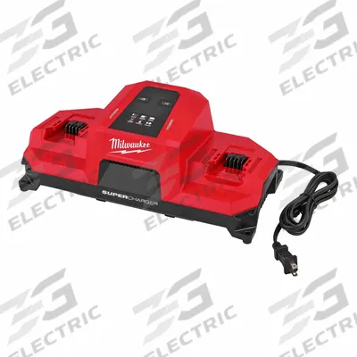 MILWAUKEE Battery Charger: Multi-Port Charging, For 18V DC, 12 Ah Charged in 1-Hour - Milwaukee Battery Chargers