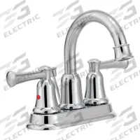 CLEVELAND FAUCET GROUP Bathroom Faucet: Capstone, Metal, Chrome Finish, 1.5 gpm Flow Rate, Centerset (MPN 41217). Key specifications — Includes: Spout Kit; Brand: CLEVELAND FAUCET GROUP; Series: Capstone.