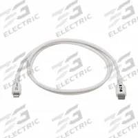 EATON TRIPP LITE Usb Cable: Type C End 1, Lightning End 2, White, 3.3 ft Lg, 2.0 USB Specification (MPN M102AB-01M-WH). Key specifications — attr1025998: Type C; attr126167: White; attr131764: EATON TRIPP LITE; attr1026008: PVC; attr1032475: USB Cable; attr1026001: Lightning.