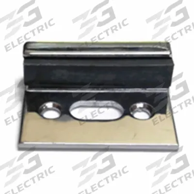 HADRIAN Alcove Door Stop Kit: Chrome Zamac - Door Latch, Keepers & Stops for Bathroom Partitions