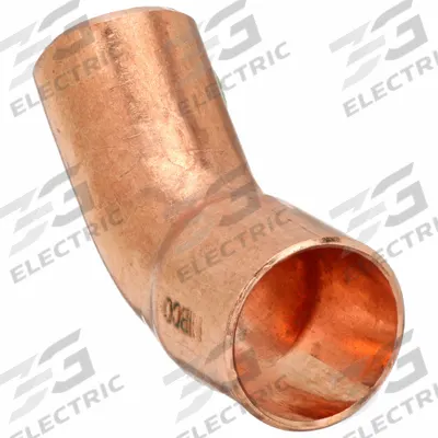 NIBCO Sweat Fitting Elbow: 1/2 in CTS x 1/2 in CTS, FTG x FTG, Wrot Copper (MPN U6062-1/2) - Wrot Copper Tube Fittings