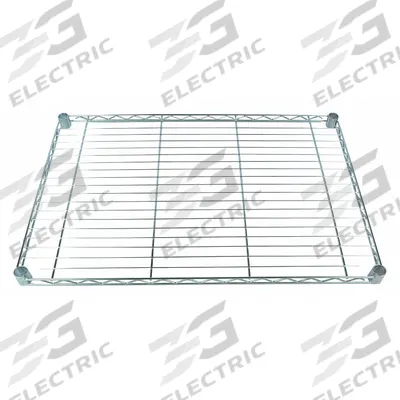 APPROVED VENDOR Shelving: For 3TPC1/3TPC6, For 3TPC1/3TPC6, 175 lb Cap, Zinc Plated, Gray - Shelves for Utility Carts with Wire Shelves