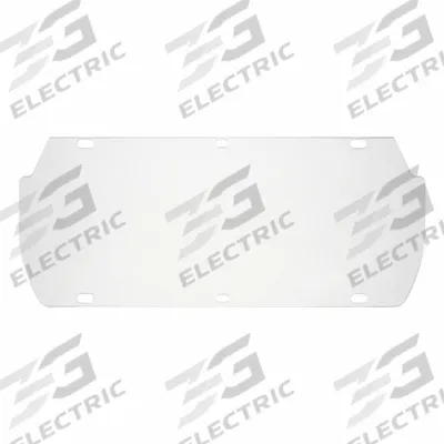 MCR SAFETY Face Shield Visor: 16 3/4 in Overall Wd, 7 in Overall Ht, 0.04 in Overall Thick - General Purpose Replacement Visors
