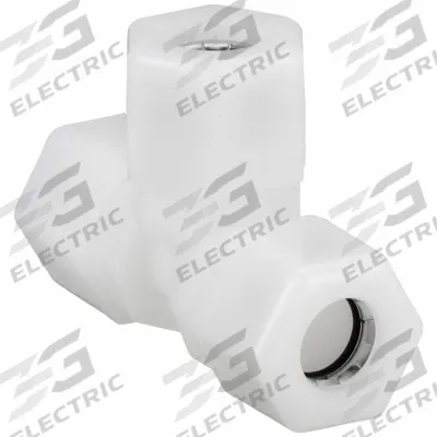 PARKER Compression Tee Fitting: 5/8 in OD x 5/8 in OD x 5/8 in OD Size - General Purpose Nylon Compression Fittings