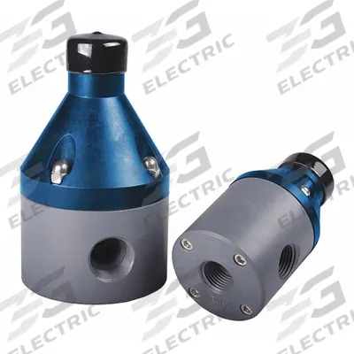 HAYWARD Pressure Reducing Control Valve: Polypropylene, PTFE, 3/4 in x 3/4 in, NPT x NPT - Corrosive & Ultra-Pure Liquids Pressure Relief Valves