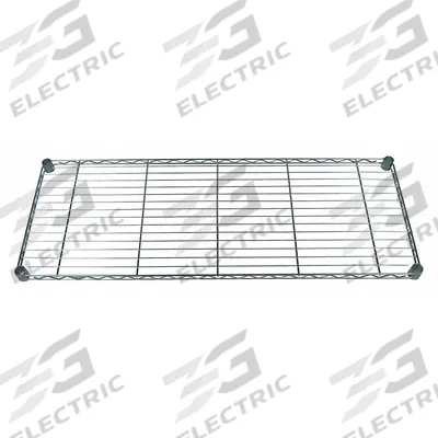 APPROVED VENDOR Shelving: For 3TPA8/3TPC3, For 3TPA8/3TPC3, 175 lb Cap, Zinc Plated, Gray - Shelves for Utility Carts with Wire Shelves