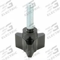 DAVIES Hand Knob: 3 Point, Thermoset, 1/4"-20 Thread, 1.13 in Dia, Black (MPN 3025BM). Key specifications — Brand: DAVIES.