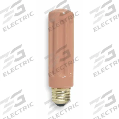 TEMPCO Tubular Socket-Mount Heater: 150 W Watt Output, 120V AC, Coral, 4-1/3 in - Tubular Socket-Mount Heaters