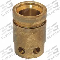 CHICAGO FAUCETS Cartridge Sleeve: Use with Hot/Cold Water, Brass, Chrome, 13/16 in Overall Lg (MPN 433-042JKABRBF). Key specifications — For Water Temperature: Hot/Cold; Compatible Brand: Chicago Faucets; Product Type: Cartridge Sleeve; Material: Brass.