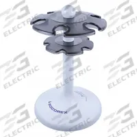 WHEATON Pipette Stand: Plastic, 8 11/16 in Overall Ht, Rotates 360°, Most Brands of Pipettes (MPN W870158). Key specifications — Color: Gray; Compatible Product Type: Most Brands of Pipettes; Features: Rotates 360°; Product Type: Pipette Stand; Brand: WHEATON; Material: Plastic.
