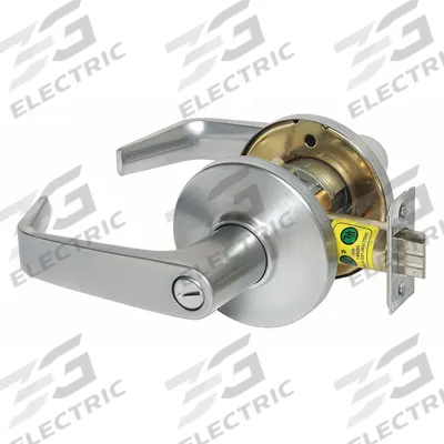 STANLEY SECURITY SOLUTIONS Door Lockset: Privacy Lever Locksets, Chrome, ADA Compliant