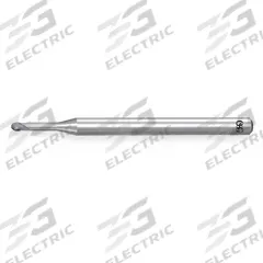 OSG Ball End Mill: Carbide, WXL Coated, 2 Flute, 6 mm Mill Dia, 4.8 mm LOC, 80 mm OAL (MPN 3126130)