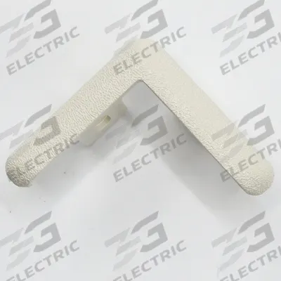 ACROVYN End Cap: End Cap, PETG, Eggshell, 2 in Leg Wd, 1/4 in Overall Ht - PETG Clip-On Corner Guard Caps