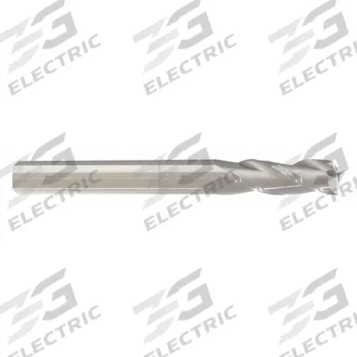 APPROVED VENDOR Square End Mill: Carbide, TiCN Coated, 3 Flute, 1/2" Mill Dia, 1" LOC - General Purpose Carbide Square End Mills