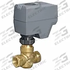 Hydronic Globe Valve: 2-Way, 0.4 CV Flow, 1/2 in NPT, Brass Body, NC, Actuator Included (MPN 255-01100). Key specifications — Manufacturer Part Number: 255-01100; Brand: SIEMENS; Seat Material: Brass.