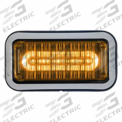 CODE 3 Perimeter Light: Emergency Vehicle Perimeter Light, Amber, 8.4 W Watt - Emergency Vehicle Perimeter Lights