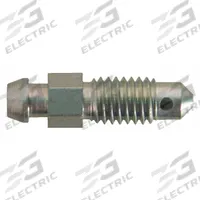 SUR&R Brake Bleeder Screw: Brake Bleeder Screw, M8-1.2 Thread Size, Steel, 5 Pieces, 5 PK (MPN BB09). Key specifications — Material: Steel; Product Type: Brake Bleeder Screw; Thread Size: M8-1.2; Brand: SUR&R; Color: Silver.