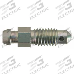 SUR&R Brake Bleeder Screw: Brake Bleeder Screw, M8-1.2 Thread Size, Steel, 5 Pieces, 5 PK (MPN BB09). Key specifications — Material: Steel; Product Type: Brake Bleeder Screw; Thread Size: M8-1.2; Brand: SUR&R; Color: Silver.