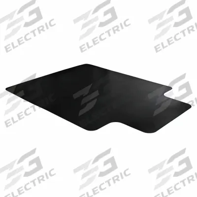 FLOORTEX Chair Mat: Rectangle, 0.08 in Thick, 53 in Overall Lg, 45 in Overall Wd - Hardwood Floor Chair Mats