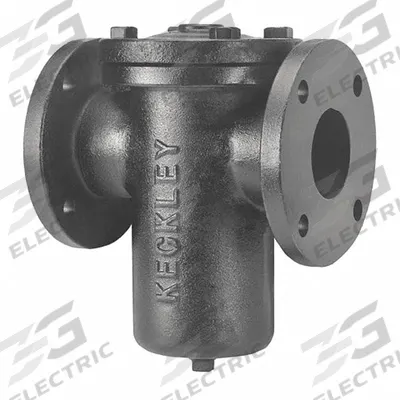 KECKLEY Basket Strainer: Cast Iron, 0.125 in Screen Size, Single, Flanged, 2 in - Cast Iron Basket Strainers