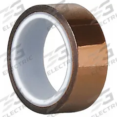 TAPECASE Film Tape: 2 in Wd, 5 yd Lg, 2.5 mil Thick, Polyimide Film, Silicone, Brown (MPN 15C593). Key specifications — Series: B.