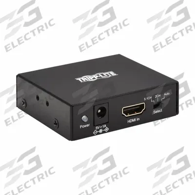 EATON TRIPP LITE De-Embedder/Extractor: 5 Ports, Black, 2 3/4 in Overall Ht - Audio Extractors