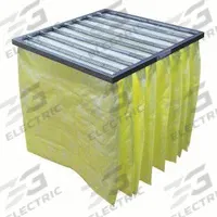 GRAINGER Pocket Air Filter: 24 in x 24 in x 22 in, MERV 15, Yellow, Synthetic, 8 Pockets (MPN 911TD0). Key specifications — Display Sell UOM: EA; Brand: GRAINGER; Media Material: Synthetic; Performance Rating: MERV 15.