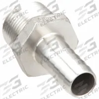 APPROVED VENDOR Barbed Hose Fitting: For 1/2 in Hose I.D., Hose Barb x NPT, Male x Male, Hex, Rigid (MPN HB075-050SS). Key specifications — Fitting Connection Type: Hose Barb x NPT; Fitting Gender: Male x Male; Nipple Grip Type: Hex; Brand: APPROVED VENDOR.