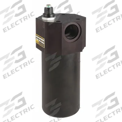 Parker Hydraulic Pressure Filter: Single Lg, 50 gpm Nominal Flow - Pressure Filter Assemblies for Hydraulic Pressure Lines