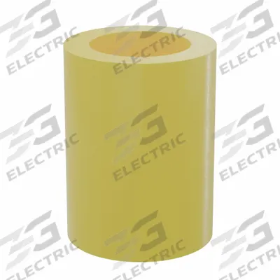BUNTING BEARINGS Sleeve Bearing: PTFE, J-5500, 1/4 in Bore, 3/8 in OD, 1/2 in Overall Lg - Plastic Sleeve Bearing for Non-Hardened Surfaces
