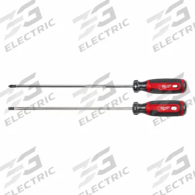 MILWAUKEE Multi-Bit Screwdriver: 1-10 Pieces, 1 Pieces, Phillips/Slotted Tip - General Purpose Screwdriver Sets