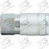 SPEEDAIRE Quick Connect Hose Coupling: 1/4 in Body Size, 1/4 in Hose Fitting Size, Sleeve, FNPT (MPN 30E742). Key specifications — Thread Size: 1/4" -18; Brand: SPEEDAIRE; Hose Fitting Gender: Female; Coupling Locking Type: Sleeve.