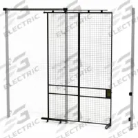 HUSKY RACK & WIRE Tunnel Slide Door: 10 ft H x 6 ft W x 1 3/4 in D, Black, Powder-Coated (MPN V590610). Key specifications — attr1283297: Powder-Coated; attr1283316: Steel; attr1283313: Yes; attr1283333: HUSKY RACK & WIRE.