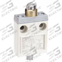 OMRON Roller Plunger Limit Switch: Roller Plunger, Metallic, Momentary, D4C (MPN D4C1602). Key specifications — attr1019632: OMRON; attr1019639: 9.8 ft Cable (SJT(O)); attr1019655: Stainless Steel; attr1023447: D4C.