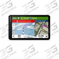 GARMIN GPS Navigation Unit: Cup Holder, TFT, 3 1/2 in Display Ht, 6 in Display Wd (MPN DEZLCAM725). Key specifications — Mounting Type: Cup Holder; Information Displayed: Sunrise/Sunset Times - Trucking; Power Source: Battery; Display Type: TFT; Features: Trucking Points Of Interest; Brand: GARMIN.