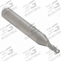 WIDIA HANITA Ball End Mill: Carbide, TiAlN Coated, 2 Flute, 1/16" Mill Dia, 3/16" LOC, 1-1/2" OAL (MPN I2B0062T018R)