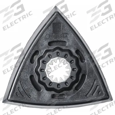 FEIN Oscillating Tool Backing Pad: 3 3/16 in Wd, Hook-and-Loop, Vacuum Pad, Starlock - Starlock Mounted Sanding Pads