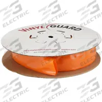 VINYLGUARD Heat Shrink Tubing: 3 in I.D. Before Shrinking, 1.5 in I.D. After Shrinking, 50 ft Lg (MPN 30-VG-3000O-G3). Key specifications — Color: Orange; Brand: VINYLGUARD.