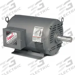BALDOR General Purpose Motor: Rigid Base Mount, Totally Enclosed Fan Cooled, 1 1/2 hp (MPN EHM3554T). Key specifications — Brand: BALDOR; Nameplate Voltage @ 60 Hz: 230V AC; Full Load Current @ 60 Hz: 2.3/4.6/4.64 A; Nameplate RPM @ 60 Hz: 1,750/1,170 RPM; Motor Enclosure: TEFC.